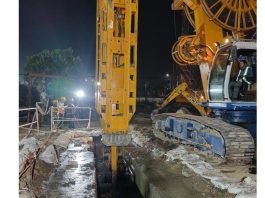 D-wall construction/Photo by Sanjib Nayak