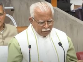 Haryana CM Manohar Lal Khattar
