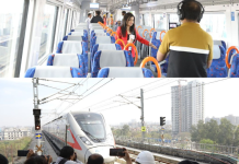 RRTS Corridor’s Priority Section Stations Nearing Completion for Operational Start Inside view of Delhi-Ghaziabad-Meerut RRTS Train