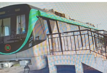 A Mock-up Metro Train Coach for Commercial Use Now Available at Sector 137 Metro Station in NMRC Network Mock-Up- Metro Train Coach