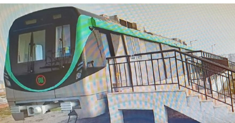A Mock-up Metro Train Coach for Commercial Use Now Available at Sector 137 Metro Station in NMRC Network