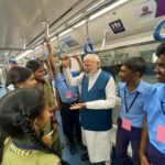 Hon’ble PM Narendra Modi taking ride at Namma Metro purple line/Image from Twitter