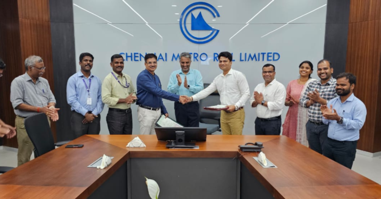 Chennai Metro signs agreement with Swastik-EquiLavaggi JV for Phase 2 Depot Machinery and Plant