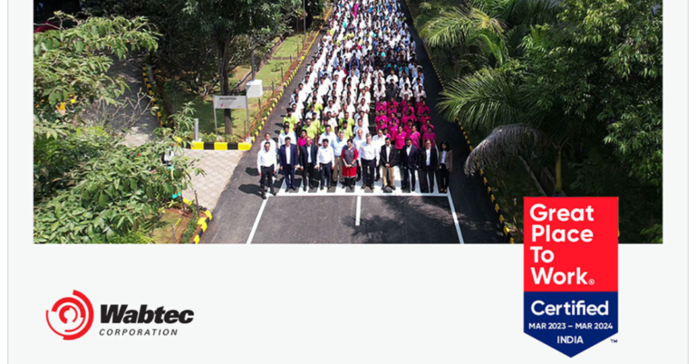 Wabtec Transit India Receives Great Place to Work Certification