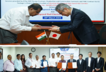 Mumbai-Ahmedabad Bullet Train Project Takes a Significant Step Forward with MOU Signing with Japan NHSRCL signing agreement with Japan High-speed rail Electric Engineering Co. Ltd./Image by NHSRCL