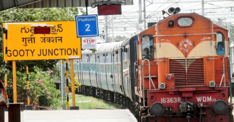 Railway Ministry Sanctions Doubling of Gooty-Pendekallu Rail Line in Andhra Pradesh at Rs. 351.8 Crore