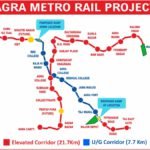 Agra Metro Route Map