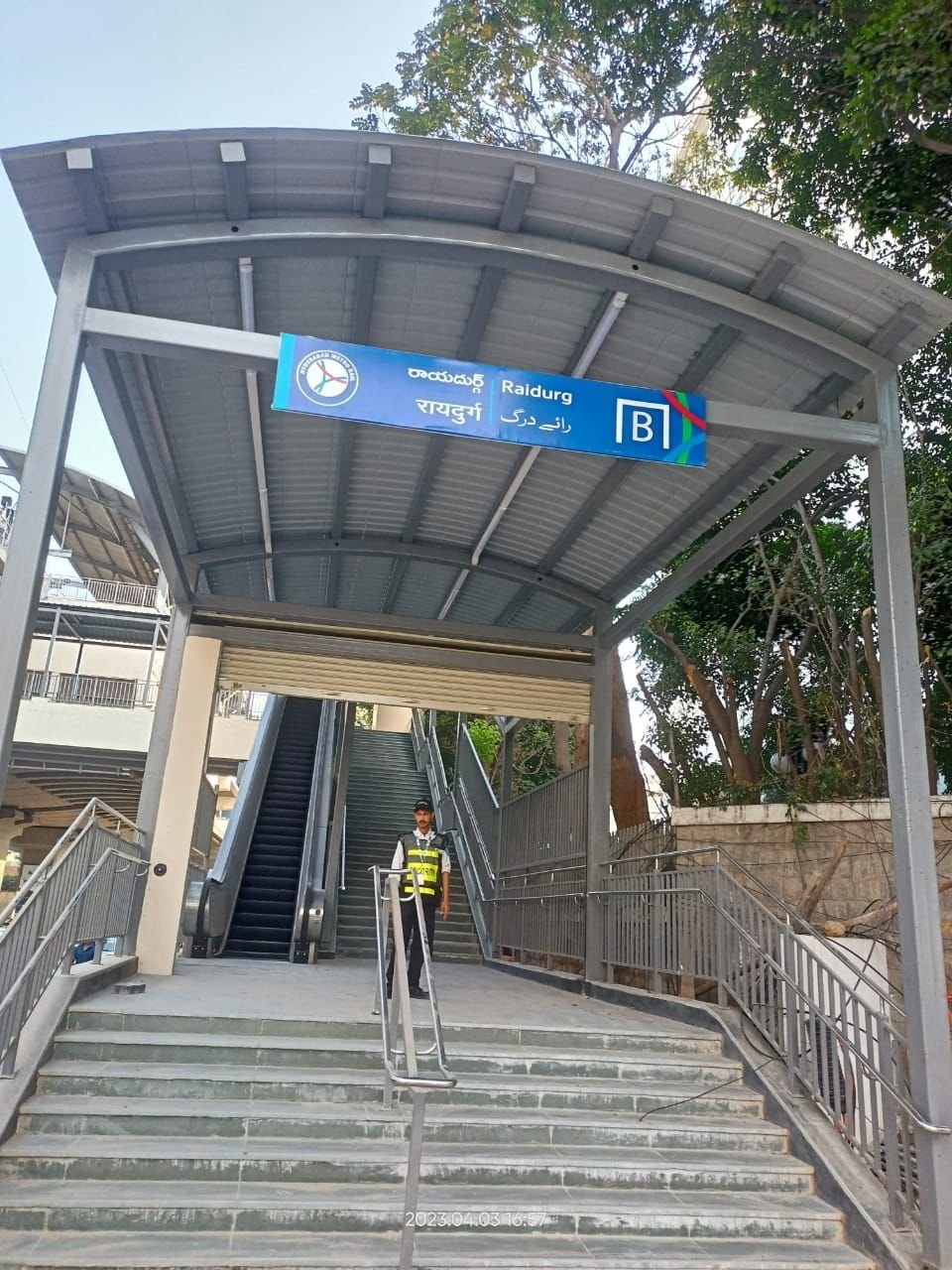 Raidurg Metro station
