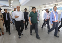 Delhi-Ghaziabad-Meerut RRTS Corridor Making Rapid Progress: Chief Secretary of Uttar Pradesh and NCRTC MD Conduct Inspection Shri Durga Shanker Mishra, Chief Secretary, Government of Uttar Pradesh along with Shri Vinay Kumar Singh, Managing Director, NCRTC, visited the 17-km long Priority Section of the Delhi-Ghaziabad-Meerut /Image from NCRTC