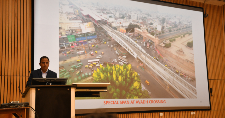 Former UPMRCL Managing Director Kumar Keshav Delivers Guest Lecture on the Role of Modern Metros in Indian Cities