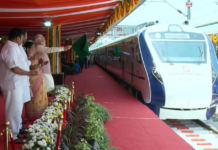 PM Modi Flags Off Secunderabad-Tirupati Vande Bharat Express In Telangana Hon'ble Prime Minister Shri Narendra Modi flags off New Vande Bharat Express in chennai / Representational image