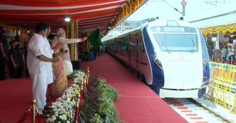 PM Modi Flags Off Secunderabad-Tirupati Vande Bharat Express In Telangana