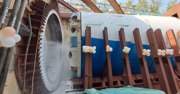 TBM “Amrit” Commences the Longest Tunneling Drive for Delhi Metro Phase 4 Project