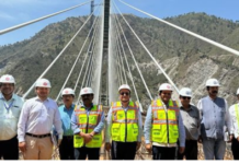 RN Sunker observed the ongoing development activities in the prestigious USBRL project