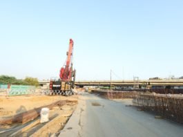 Aerocity Metro station on Aerocity–Tughlakabad Silver Line corridor of Phase 4.