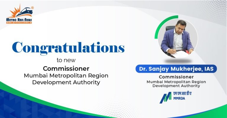 Dr. Sanjay Mukherjee Assumes Role as the New Commissioner of MMRDA