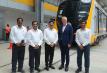 EIB Vice President Visits Agra Metro Project; Applauds Fast-Paced Construction and International Quality EIB Vice President, Mr. Kris Peeters, along with delegation visits Agra Metro Project
