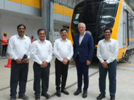 EIB Vice President, Mr. Kris Peeters, along with delegation visits Agra Metro Project
