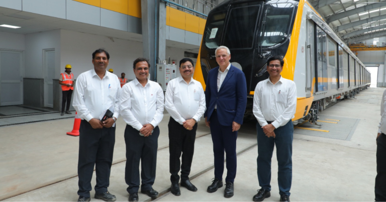 EIB Vice President Visits Agra Metro Project; Applauds Fast-Paced Construction and International Quality