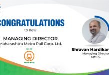 Shravan Hardikar Appointed as New Managing Director of Maha Metro Shravan Hardikar, a 2005-batch IAS officer, appointed as the new Managing Director of Maharashtra Metro Rail Corporation Limited (Maha Metro)