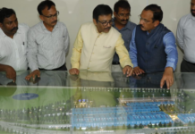 Telangana to Unveil Second Railway Manufacturing Unit, Boosting Industrial Growth Shri Arun Kumar Jain, General Manager, SCR reviewing 3D model of Railway Manufacturing Unit at Kazipet.