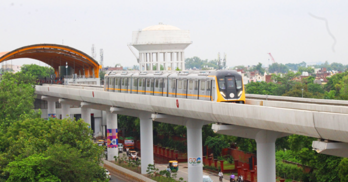 Agra Metro First Trial Run