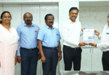 CMRL MD, M.A Siddique submits DPR for the Madurai and Coimbatore Metro Project to Ramesh Chand Meena, the Additional Chief Secretary of Govt. of TN.
