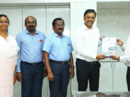 CMRL MD, M.A Siddique submits DPR for the Madurai and Coimbatore Metro Project to Ramesh Chand Meena, the Additional Chief Secretary of Govt. of TN.