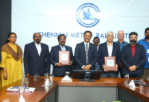 CMRL Signs INR 1204.87 Cr Contract with TATA Projects for Station Construction Contract Signing Ceremony between TATA Projects and CMRL