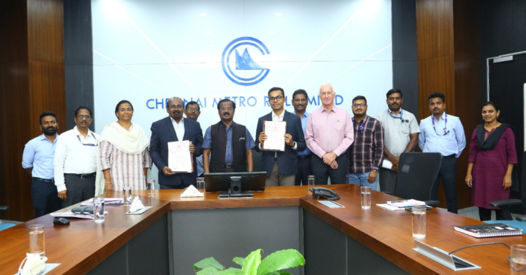 CMRL Signs Contract Agreement for OCC Construction at Madhavaram Depot in Phase 2