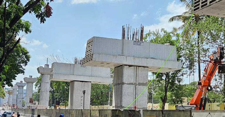 Pune Metro Line 3: 622 Piers Erected on Hinjawadi-Shivajinagar Route