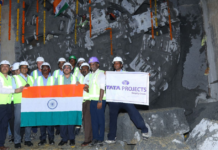 CMRL Phase II: TBM S96 Achieves Breakthrough at Madhavaram High Road TBM Nilgiri Achieves Breakthrough at Madhavaram High Road