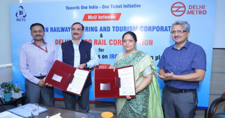 IRCTC and DMRC Team Up for Seamless Travel Experience under ‘One India-One Ticket Initiative’