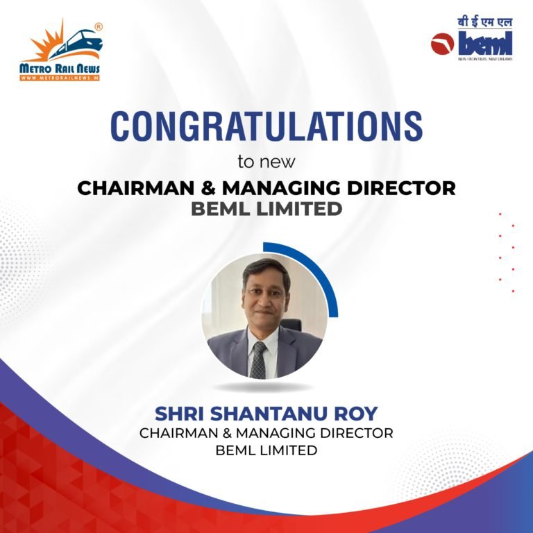 Shri Shantanu Roy Assumes the Role of New CMD at BEML Ltd