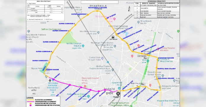 Indore Metro Map