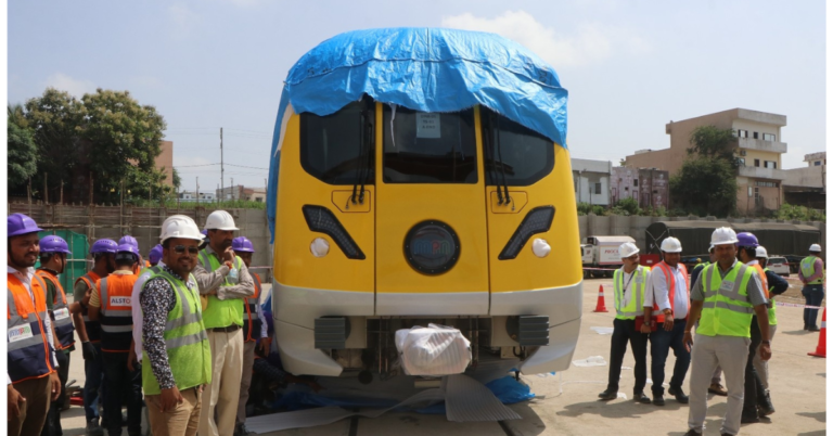 The First Trainset Arrives for Bhopal-Indore Metro Rail Project