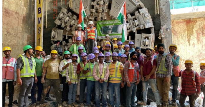 TBM Vamika Achieves Breakthrough at Langford Town Station