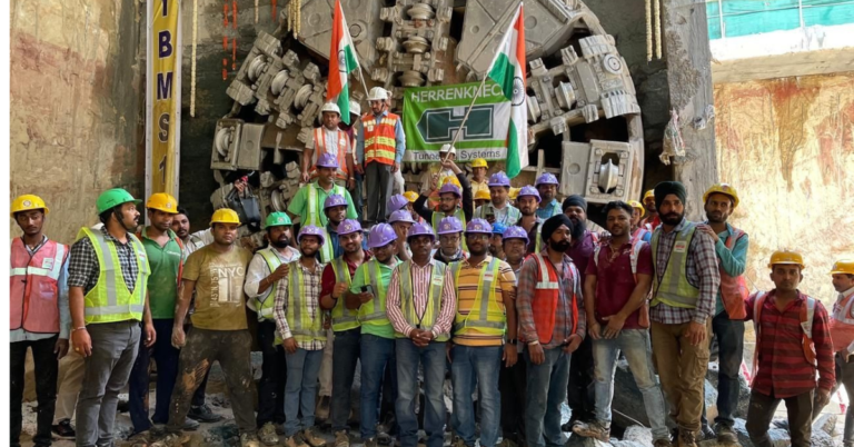 Namma Metro: TBM Vamika Achieves Breakthrough at Langford Town Station