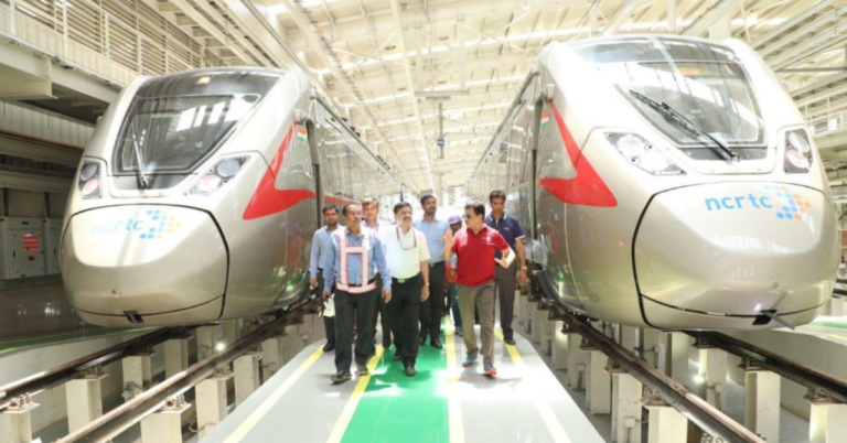 Railway Board Member Shri Naveen Gulati Visits Delhi-Ghaziabad-Meerut RRTS Corridor