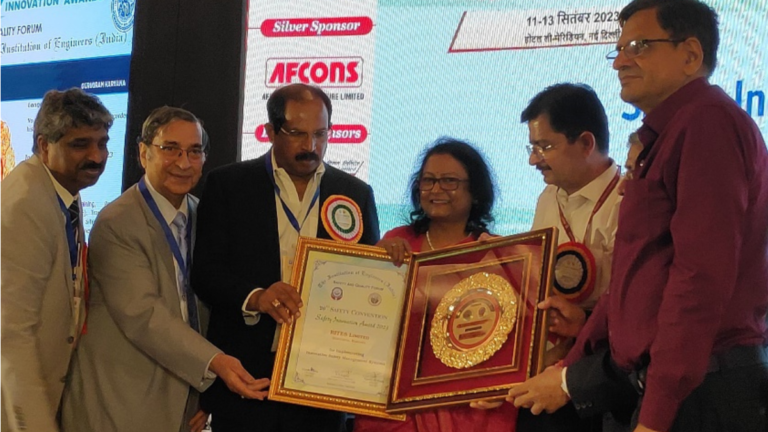 RITES Wins Safety Innovation Award, 2023