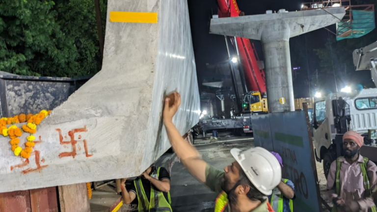 Patna Metro Launches First U-Girder on Corridor-I