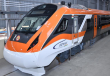 Vande Metro To Hit The Tracks By April Orange-white variant of the Vande Bharat Trains