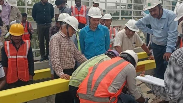 Bengaluru Metro Update: CMRS Conducts Safety Inspection of KR Puram to Baiyappanahalli Metro line