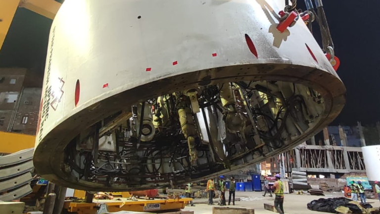 Kanpur Metro Update: 4th TBM Machine Lowered at Kanpur Central Metro Station