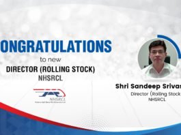 Sandeep Srivastava Appointed as the Director, Rolling Stock of NHSRCL