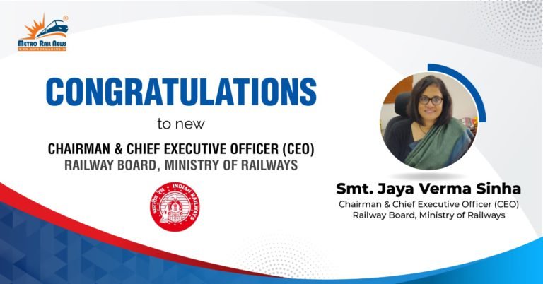Smt. Jaya Varma Sinha Becomes the First Woman Chairperson & CEO of Railway Board