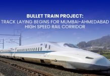 Track Works Begin for Mumbai-Ahmedabad High-Speed Rail Corridor