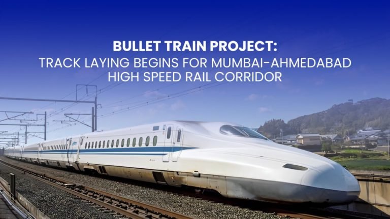 Track Works Begin for Mumbai-Ahmedabad High-Speed Rail Corridor