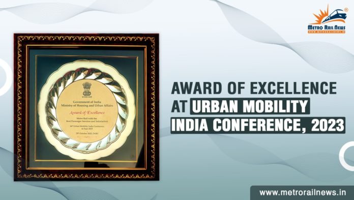 DMRC & UPMRC awarded at UMI Conference