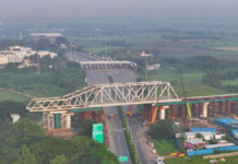 First Steel Bridge Erected on Mumbai-Ahmedabad Bullet Train Project First Steel Bridge Erected on Mumbai-Ahmedabad Bullet Train Project
